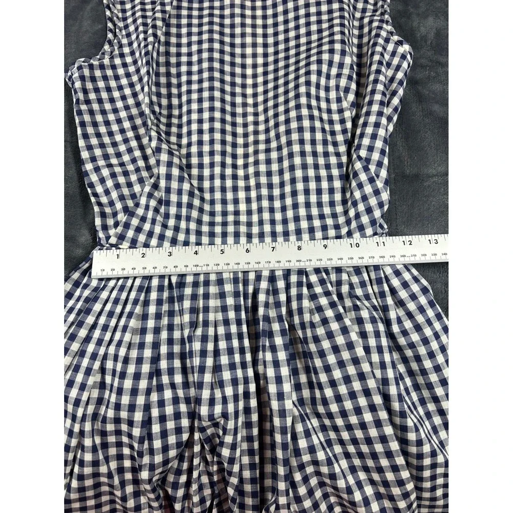Fritzi of California Gingham‎ Dress Vintage Sleeveless Fit & Flare Size 18 - Picture 7 of 11